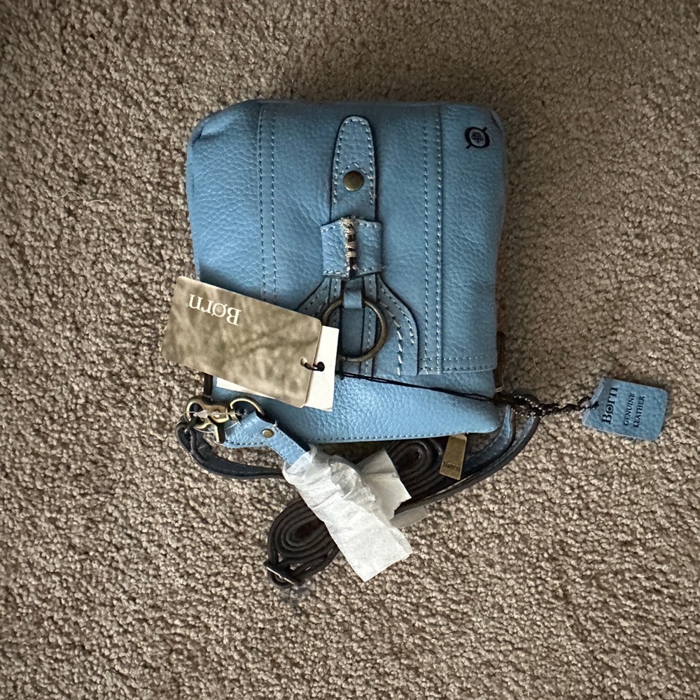 Born Blue Crossbody Bag with Elegant Design
